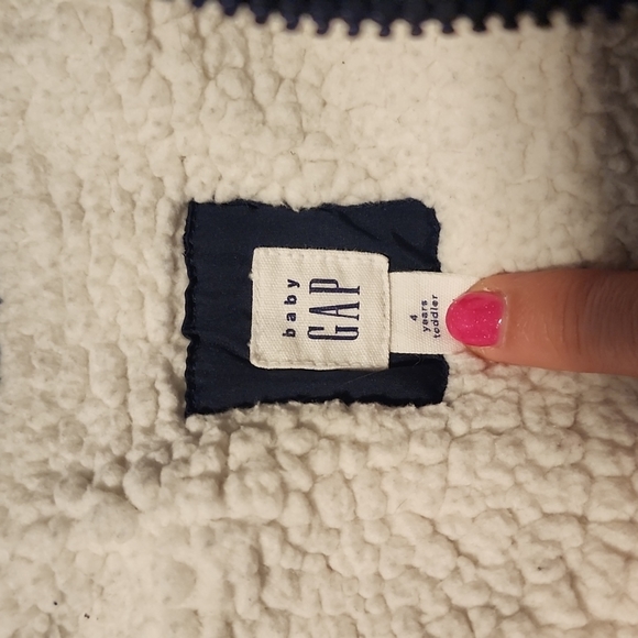 Gap Puffer Sherpa Vest - Picture 2 of 4